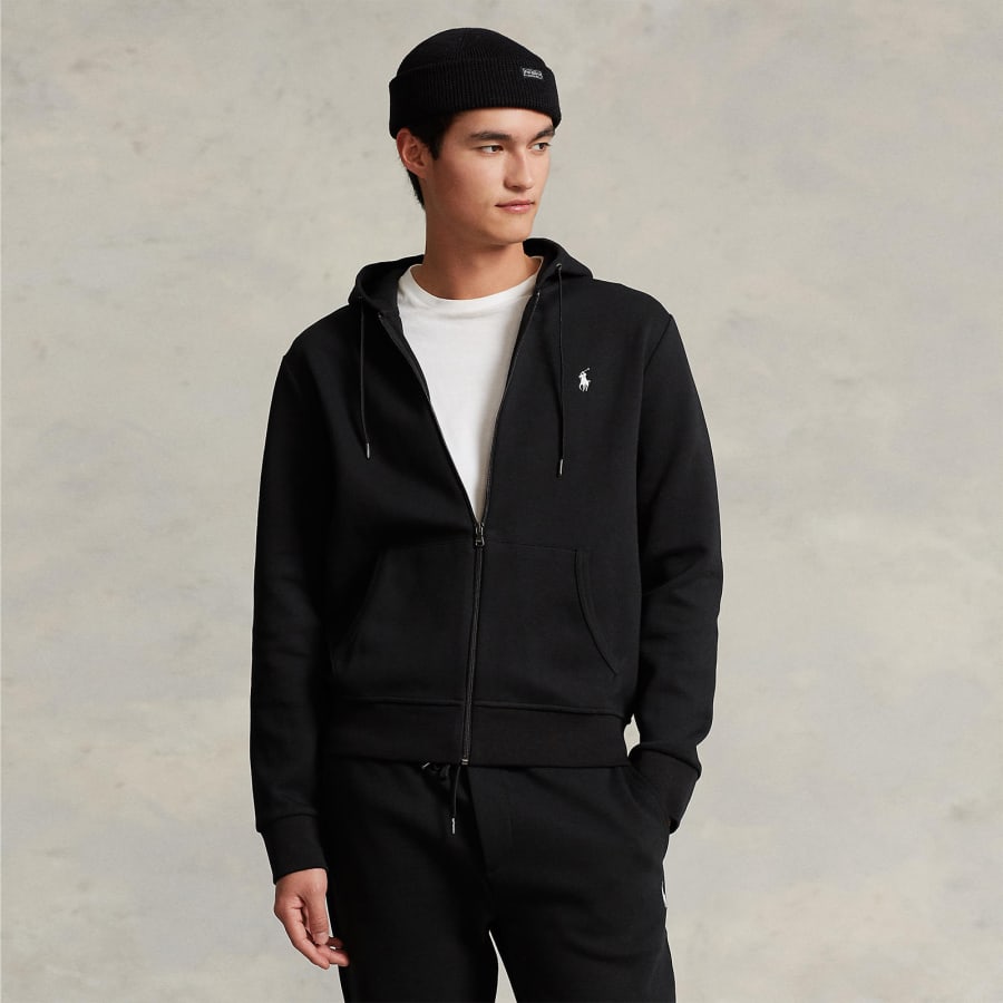Ralph Lauren Full Zip Hoodie Black | Mainline Menswear ca